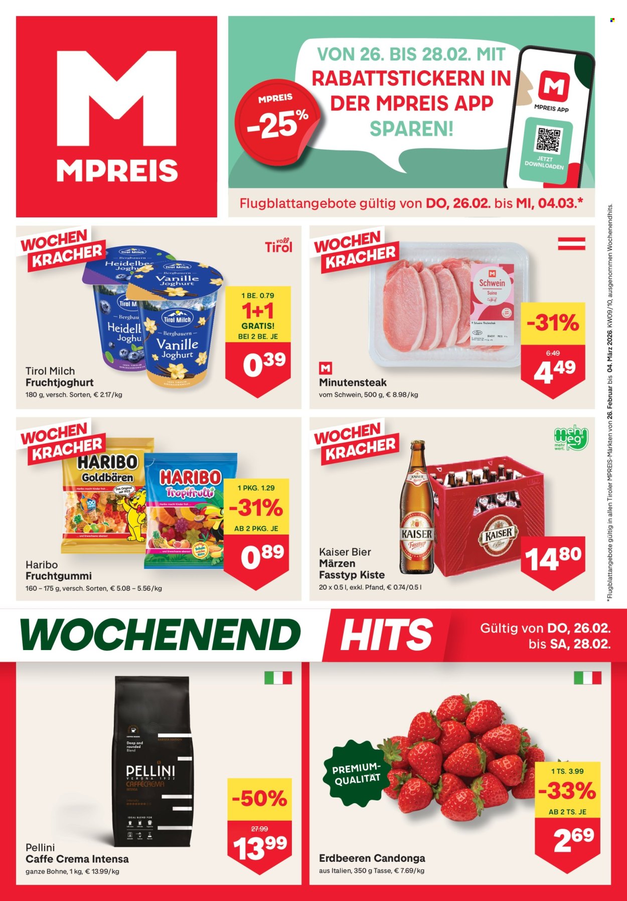 Angebote MPREIS - 26.2.2026 - 4.3.2026. Seite 1
