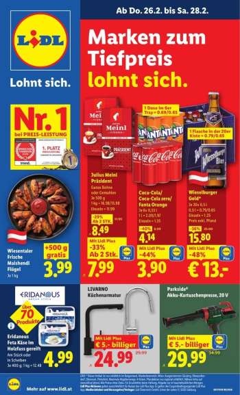 Angebote Lidl - 26.2.2026 - 4.3.2026.