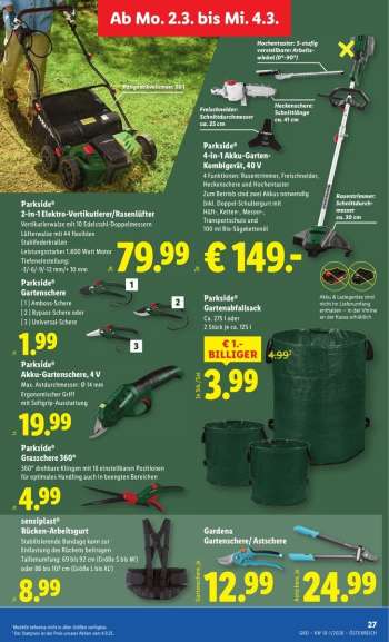 thumbnail - PARKSIDE® Gartenabfallsack