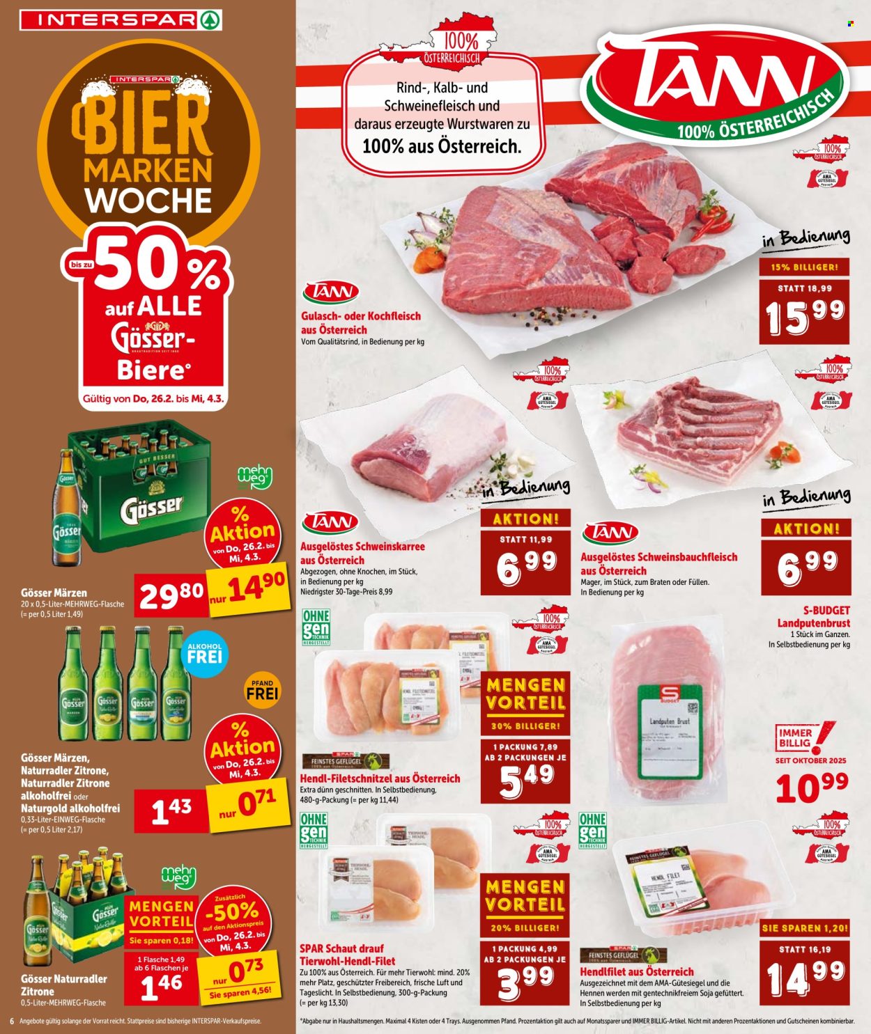 Angebote INTERSPAR - 26.2.2026 - 11.3.2026. Seite 7