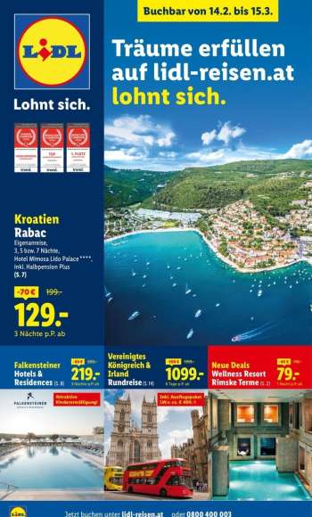 Angebote Lidl - 14.2.2026 - 15.3.2026.