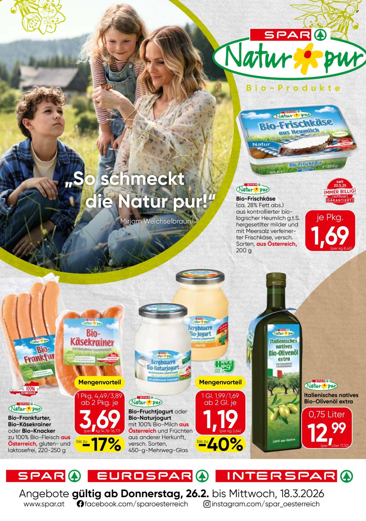 Angebote INTERSPAR - 26.2.2026 - 18.3.2026. Seite 1