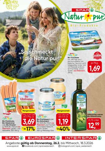 Angebote INTERSPAR - 26.2.2026 - 18.3.2026.