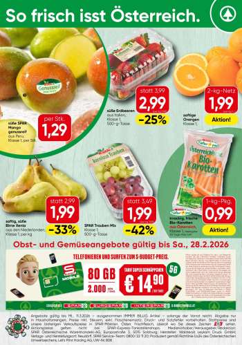 Angebote INTERSPAR - 23.2.2026 - 28.2.2026.