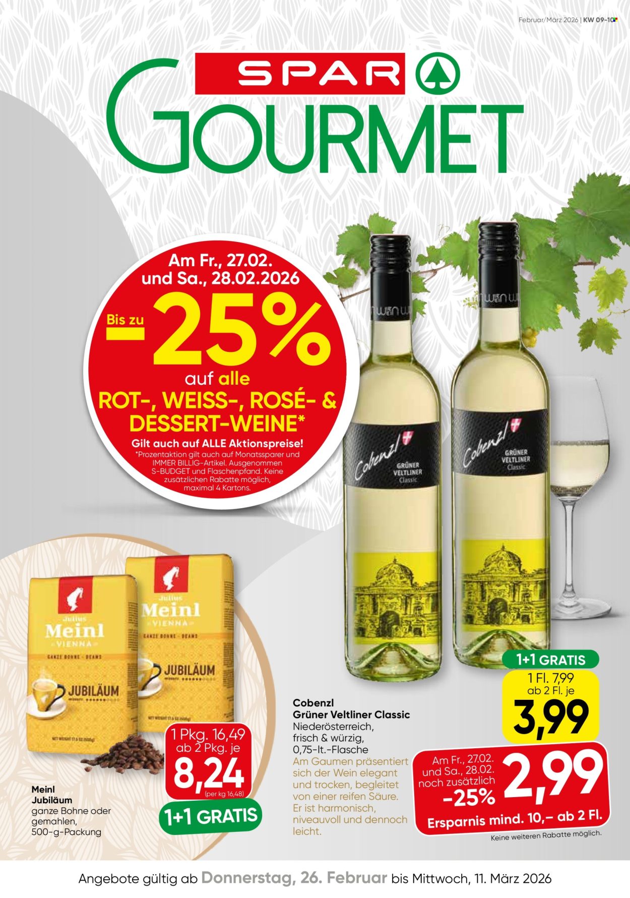 Angebote SPAR - 26.2.2026 - 11.3.2026. Seite 1
