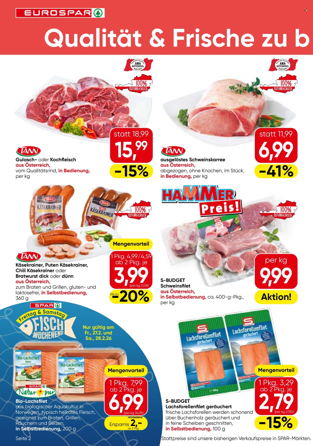 Angebote EUROSPAR - 26.2.2026 - 11.3.2026. Seite 2