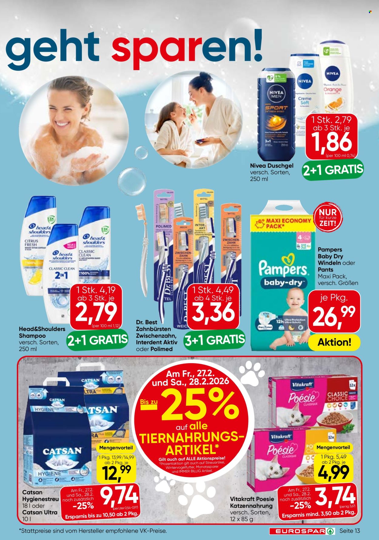 Angebote EUROSPAR - 26.2.2026 - 11.3.2026. Seite 13