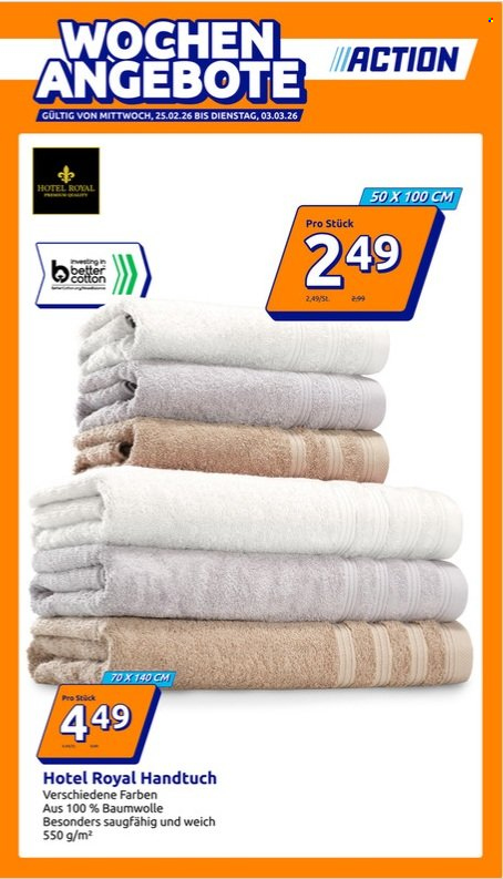 Angebote Action - 25.2.2026 - 3.3.2026. Seite 1
