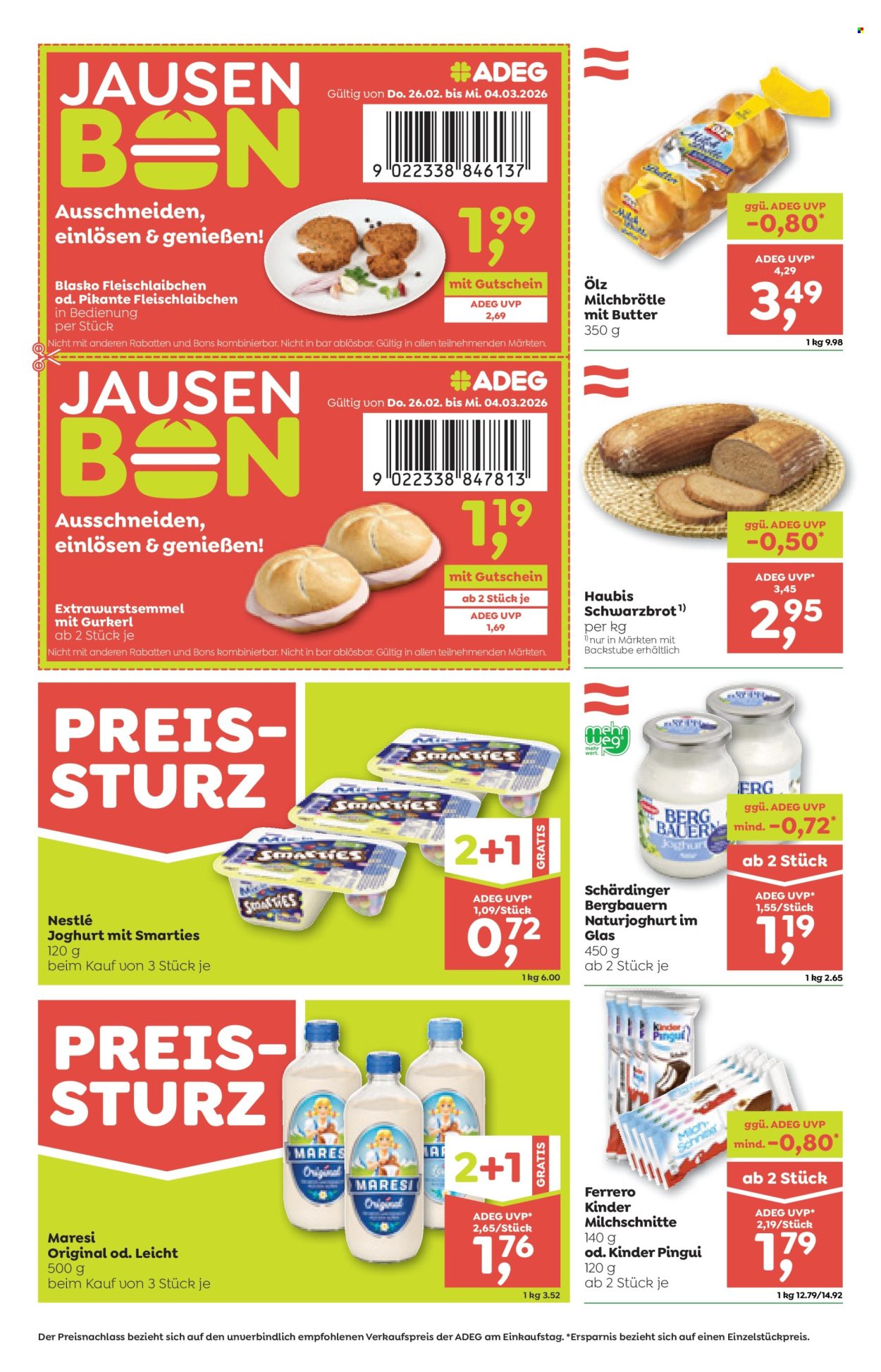 Angebote ADEG - 26.2.2026 - 4.3.2026. Seite 2