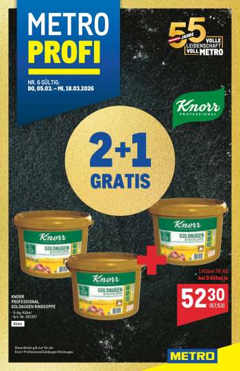 Angebote Metro - 5.3.2026 - 18.3.2026.