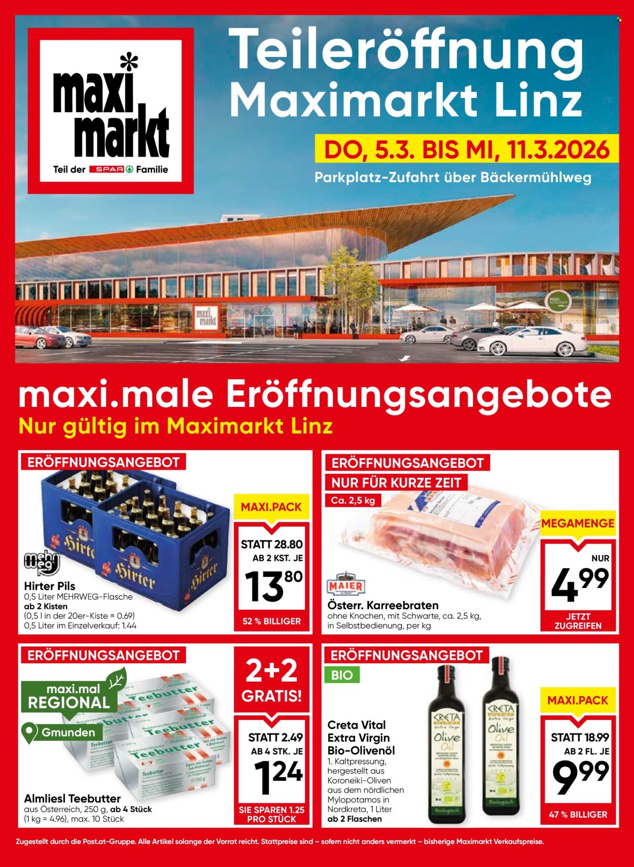 Angebote Maximarkt - 5.3.2026 - 11.3.2026. Seite 1