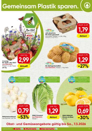 Angebote EUROSPAR - 2.3.2026 - 7.3.2026.