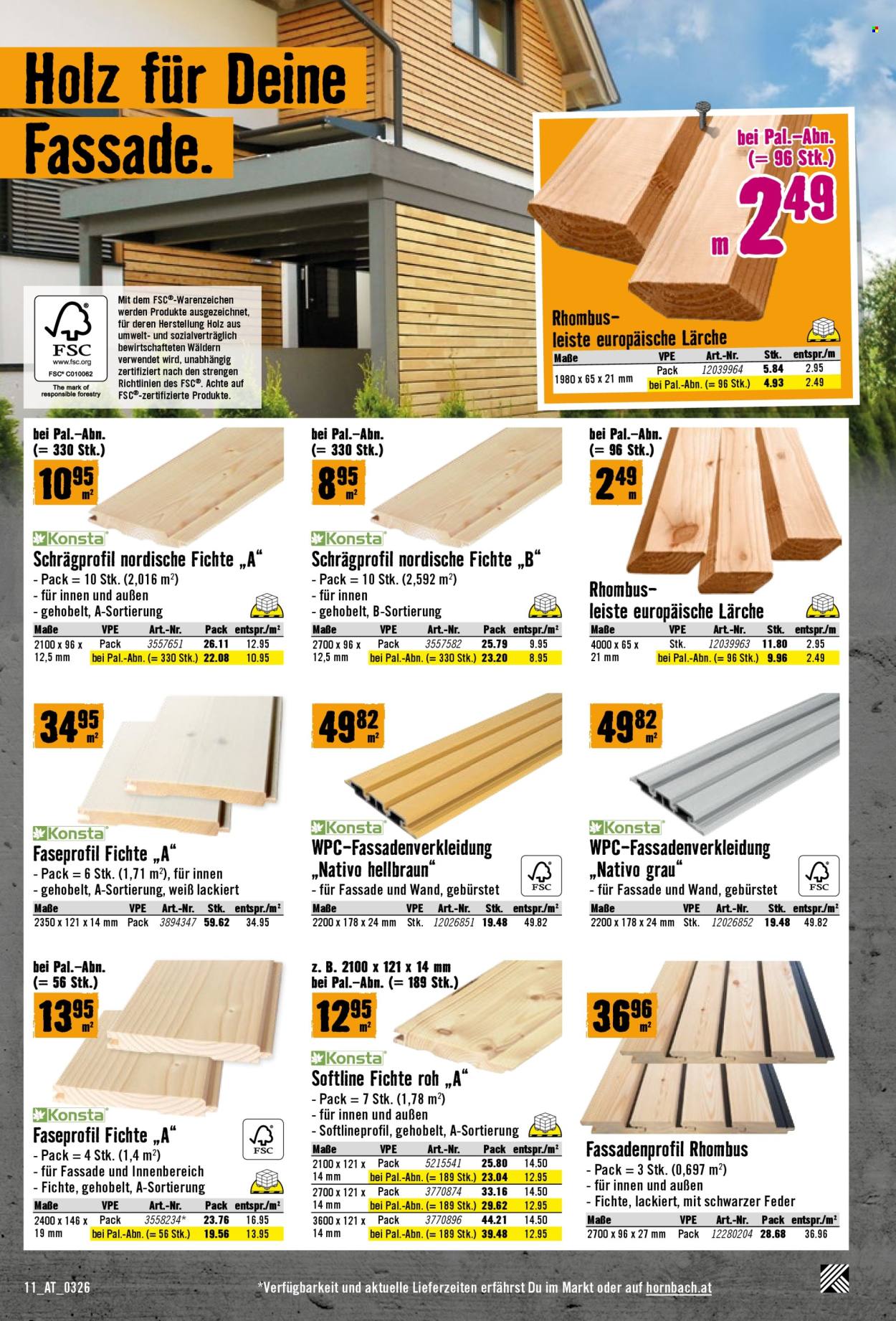 Angebote Hornbach - 5.3.2026 - 1.4.2026. Seite 11