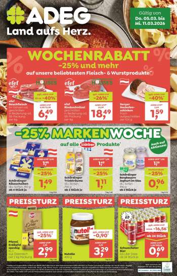 Angebote ADEG - 5.3.2026 - 11.3.2026.