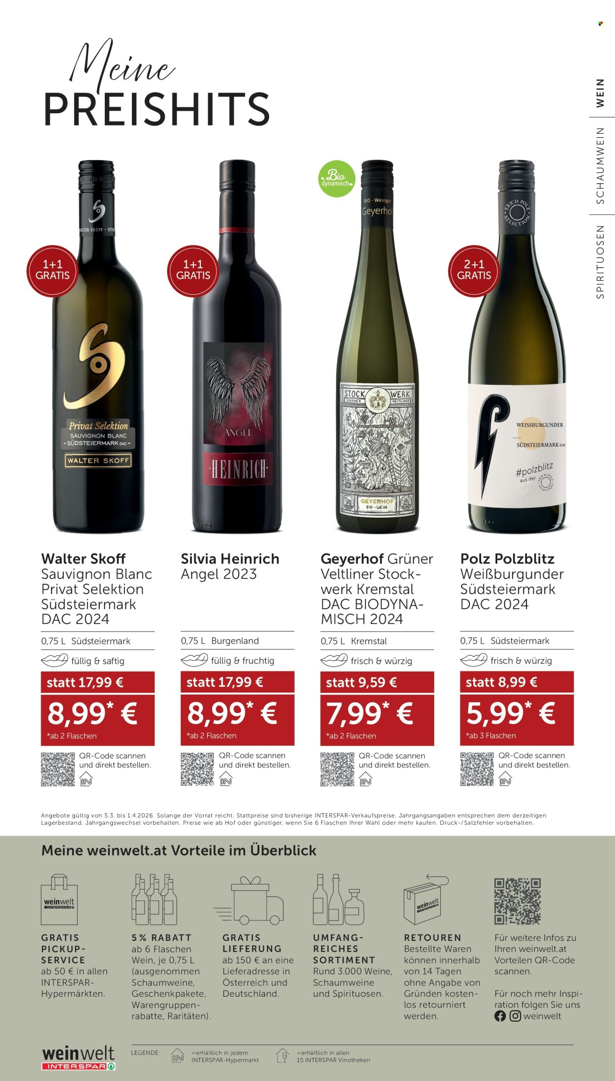 Angebote INTERSPAR - 5.3.2026 - 1.4.2026. Seite 24