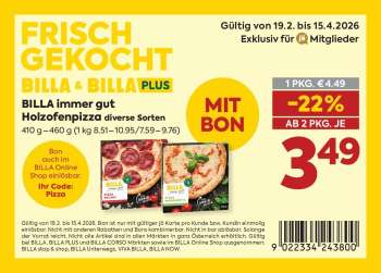 Angebote Billa - 19.2.2026 - 15.4.2026.