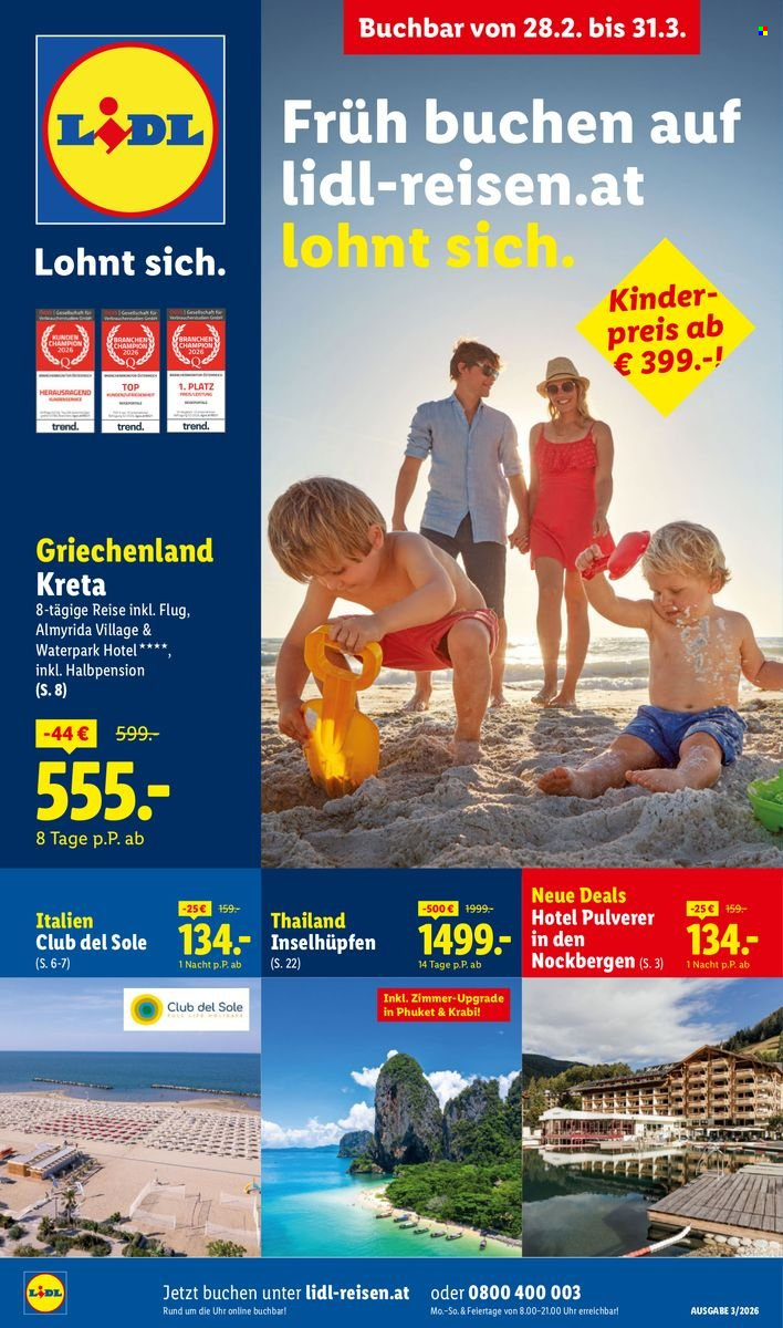 Angebote Lidl - 28.2.2026 - 31.3.2026. Seite 1