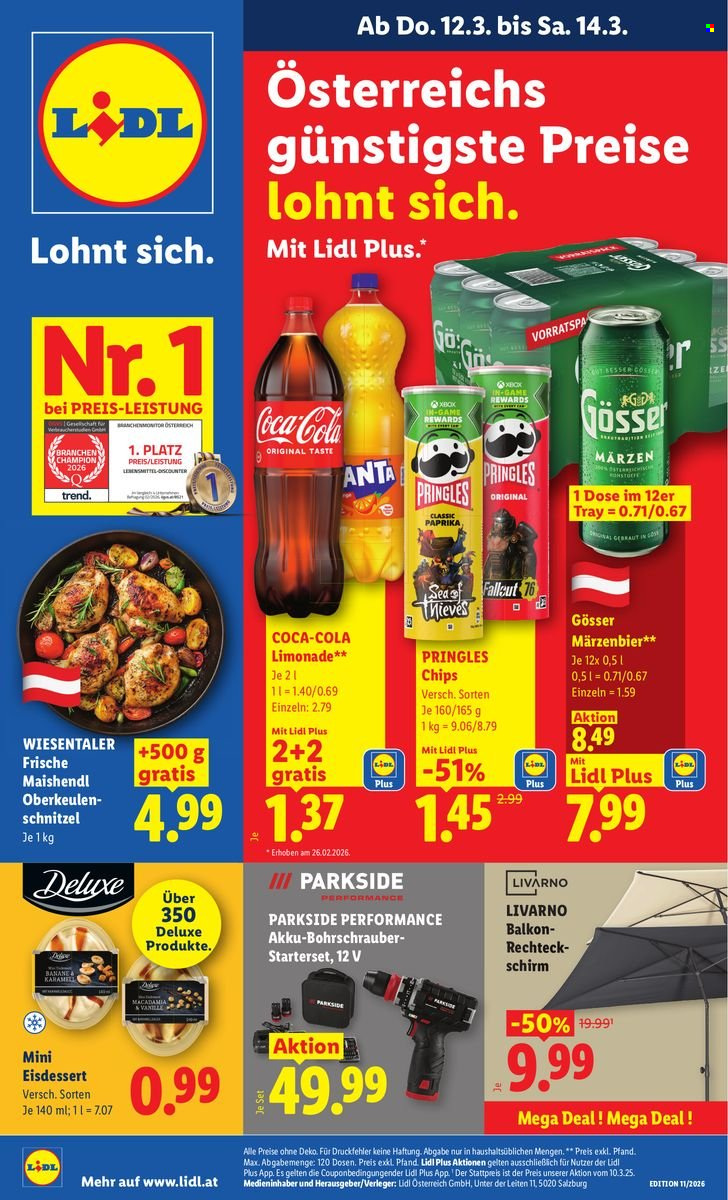 Angebote Lidl - 12.3.2026 - 18.3.2026. Seite 1