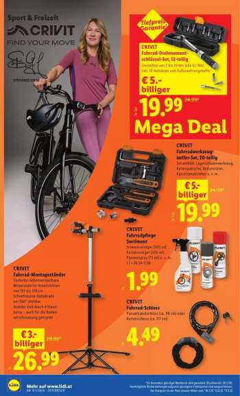 thumbnail - CRIVIT Fahrrad-Schloss