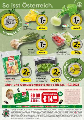 Angebote INTERSPAR - 9.3.2026 - 14.3.2026.