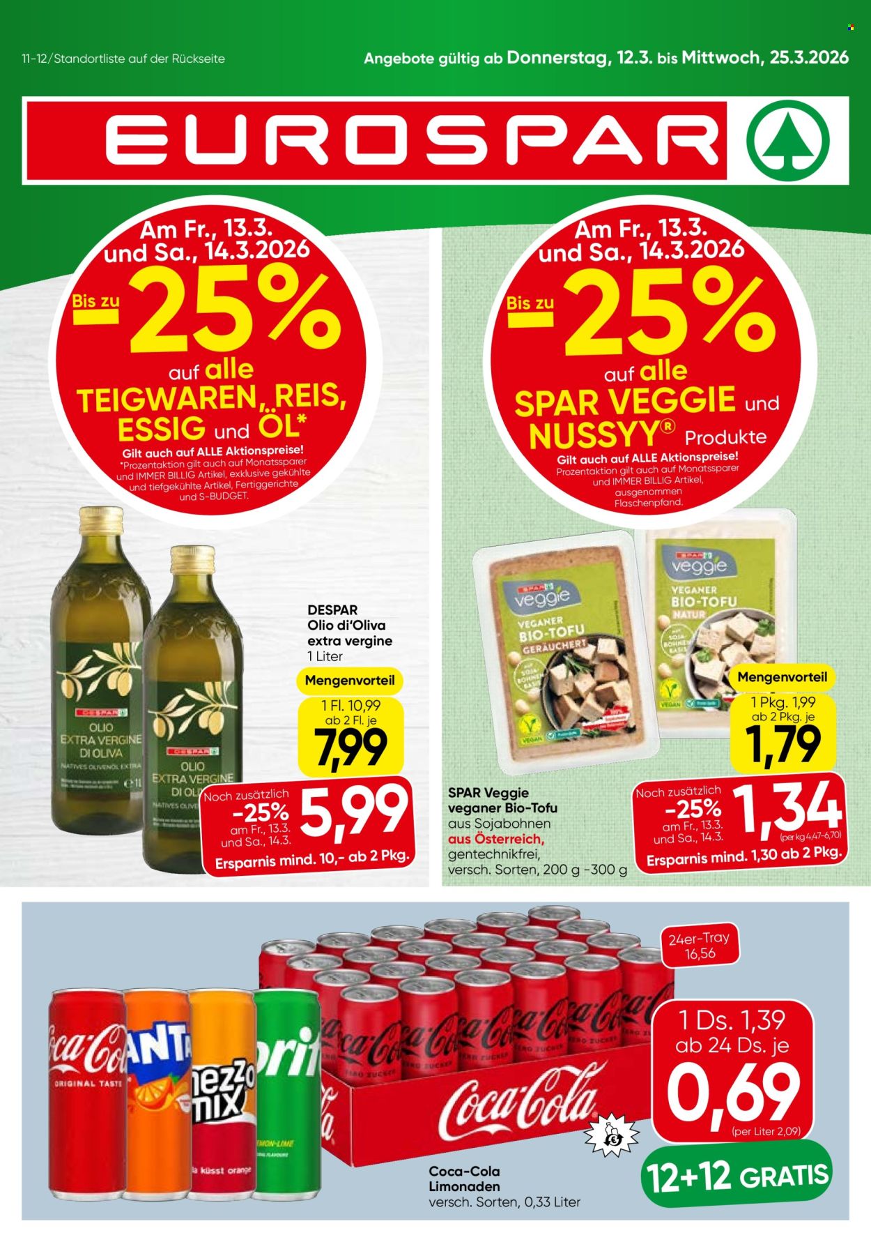 Angebote SPAR - 12.3.2026 - 25.3.2026. Seite 1