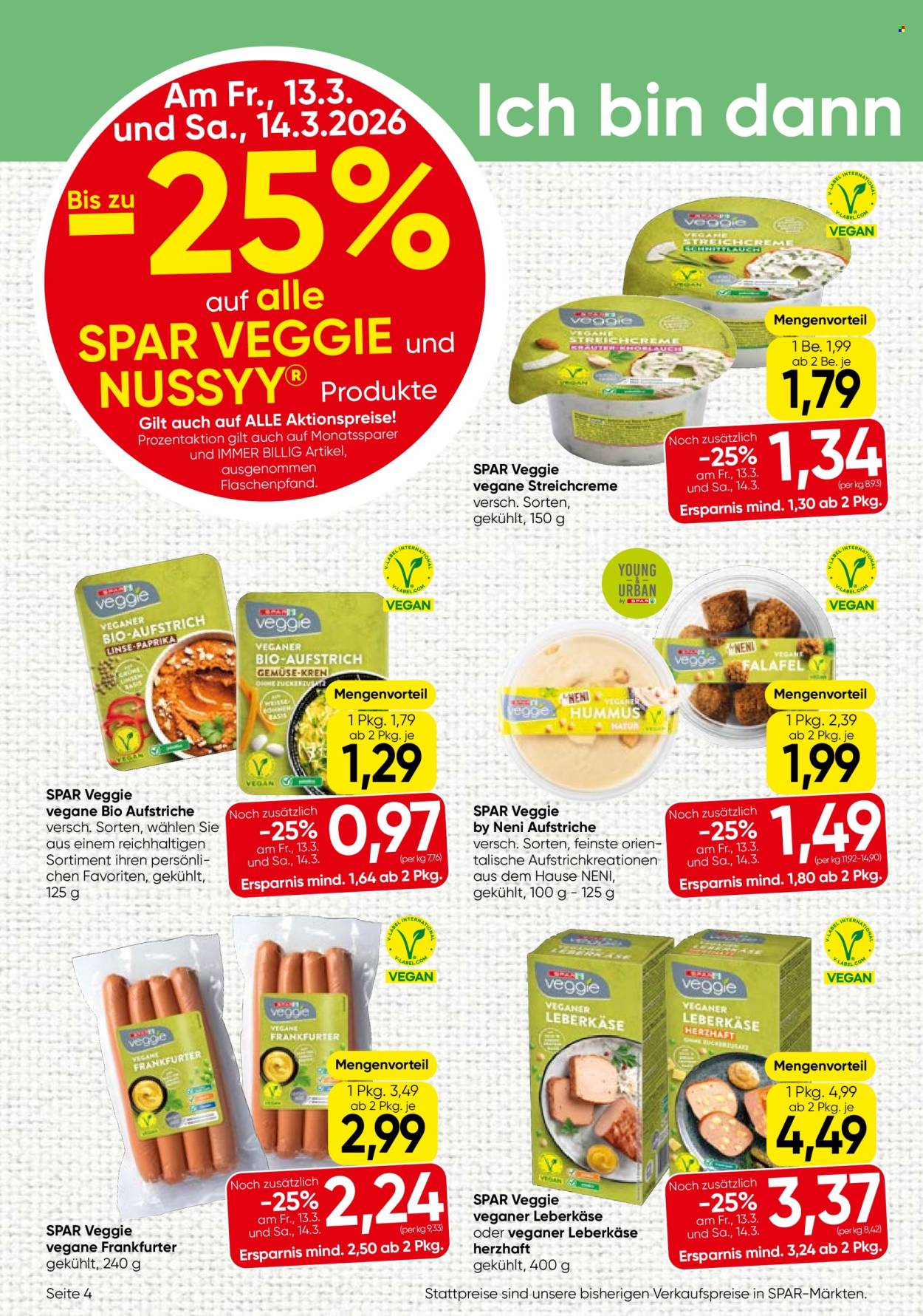 Angebote SPAR - 12.3.2026 - 25.3.2026. Seite 4