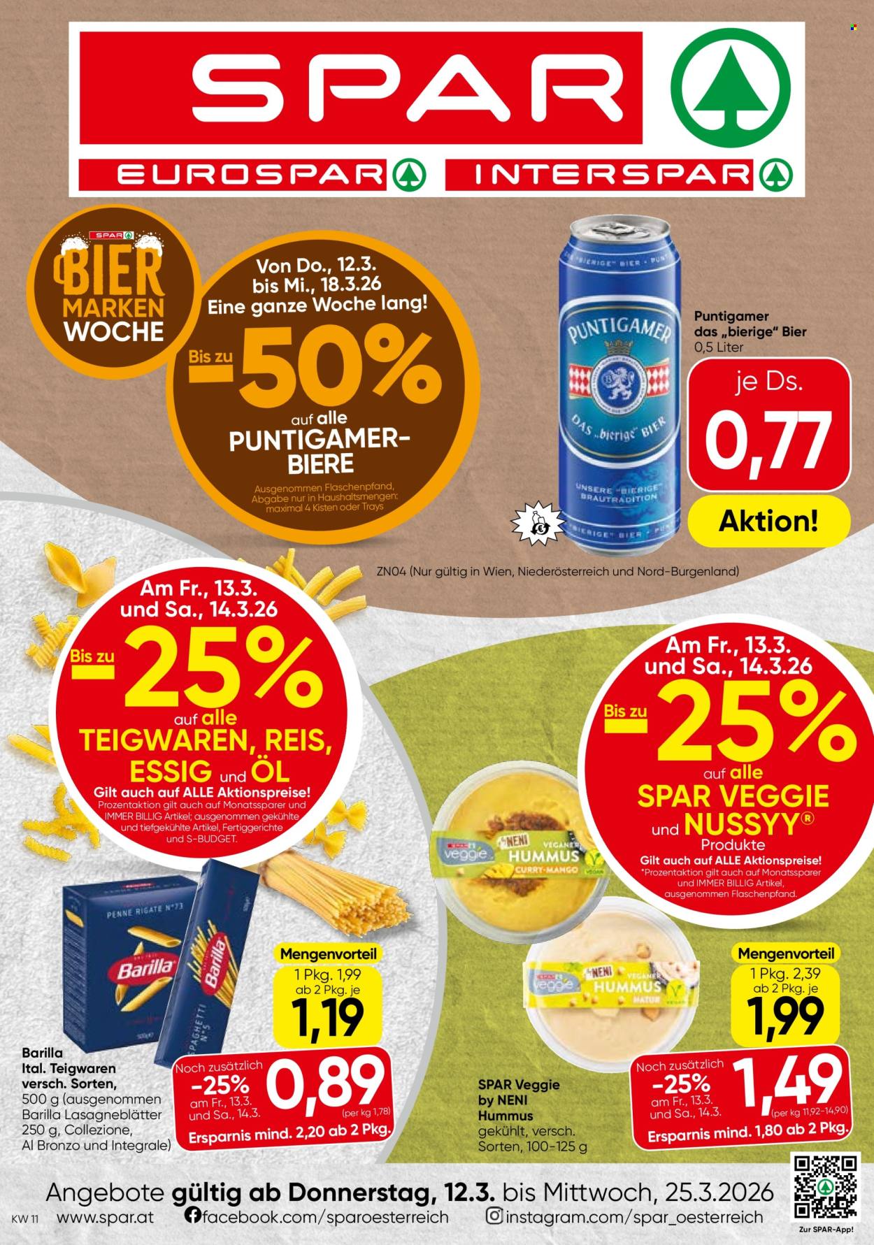 Angebote SPAR - 12.3.2026 - 25.3.2026. Seite 1