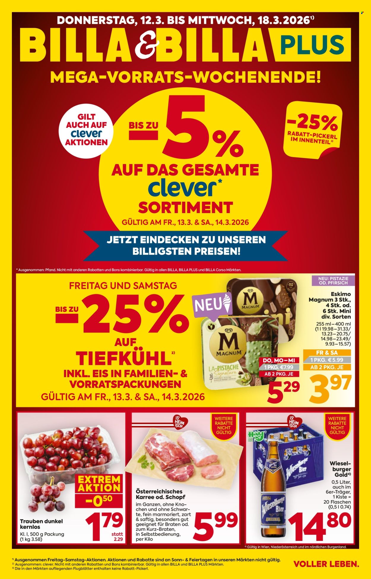 Angebote Billa - 12.3.2026 - 18.3.2026. Seite 1