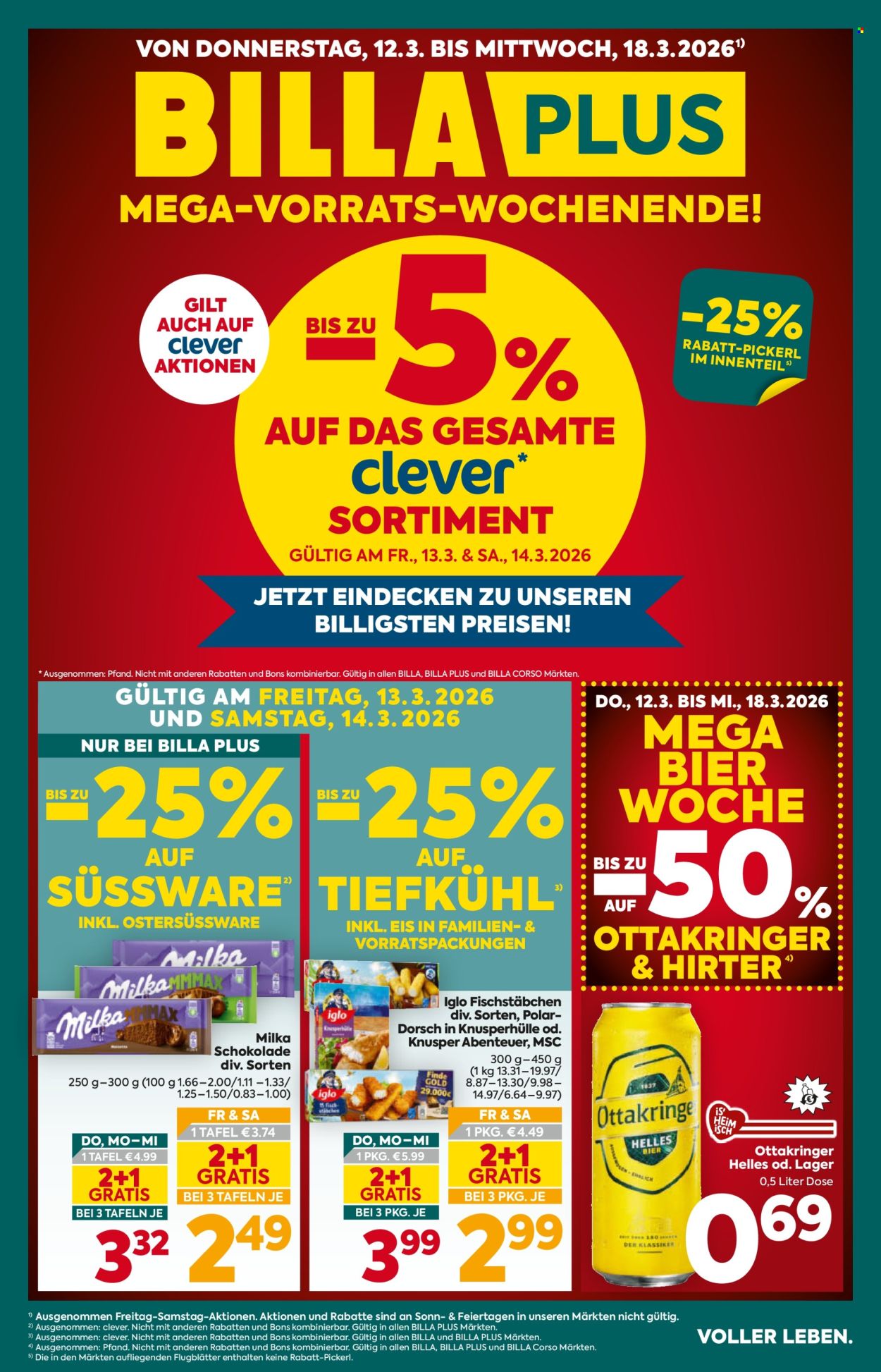 Angebote Billa Plus - 12.3.2026 - 18.3.2026. Seite 1