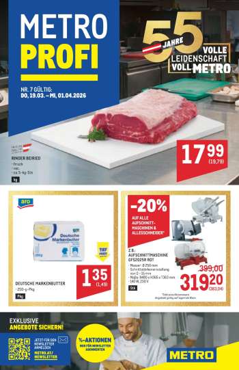 Angebote Metro - 19.3.2026 - 1.4.2026.