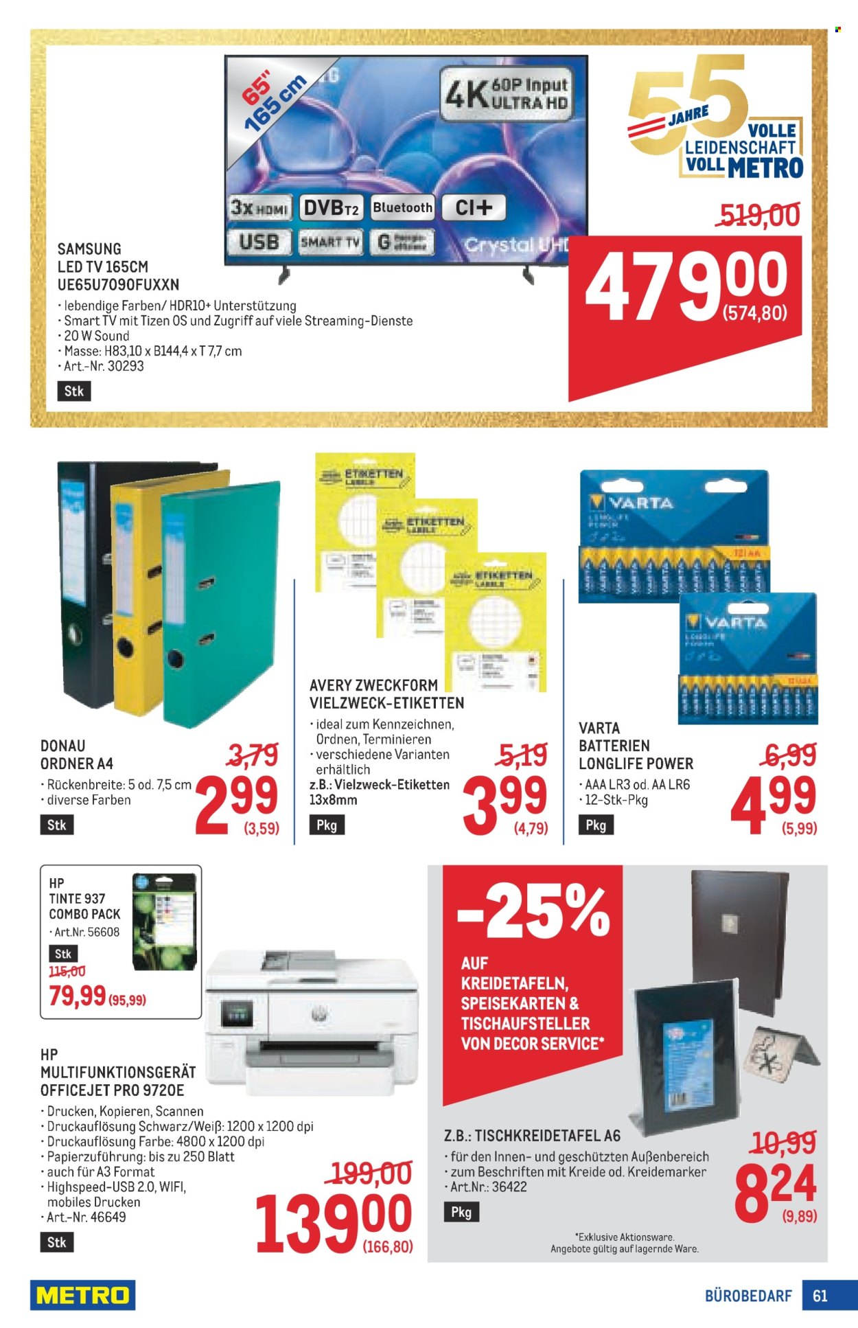 Angebote Metro - 19.3.2026 - 1.4.2026. Seite 61