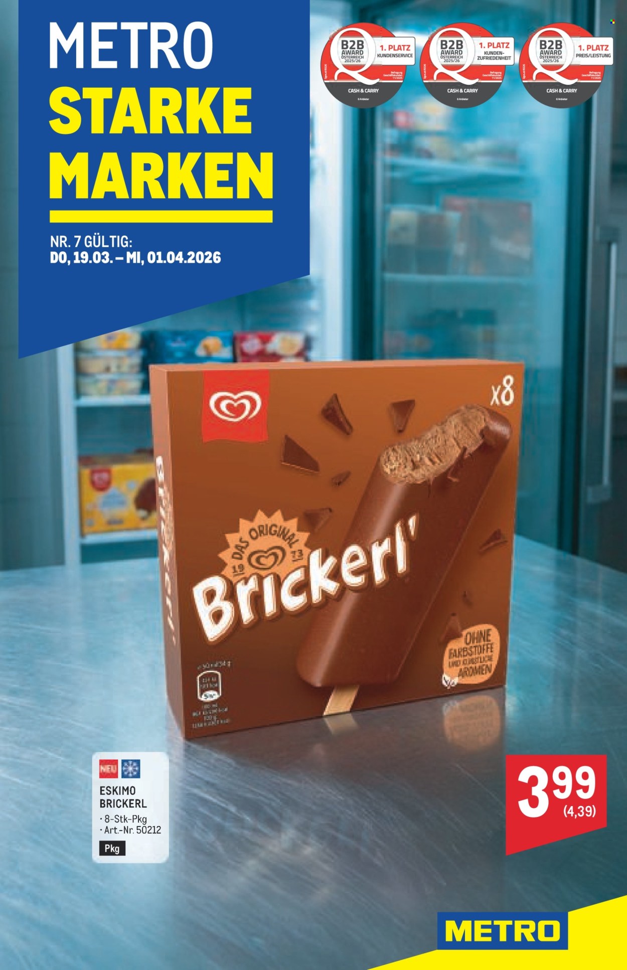 Angebote Metro - 19.3.2026 - 1.4.2026. Seite 1