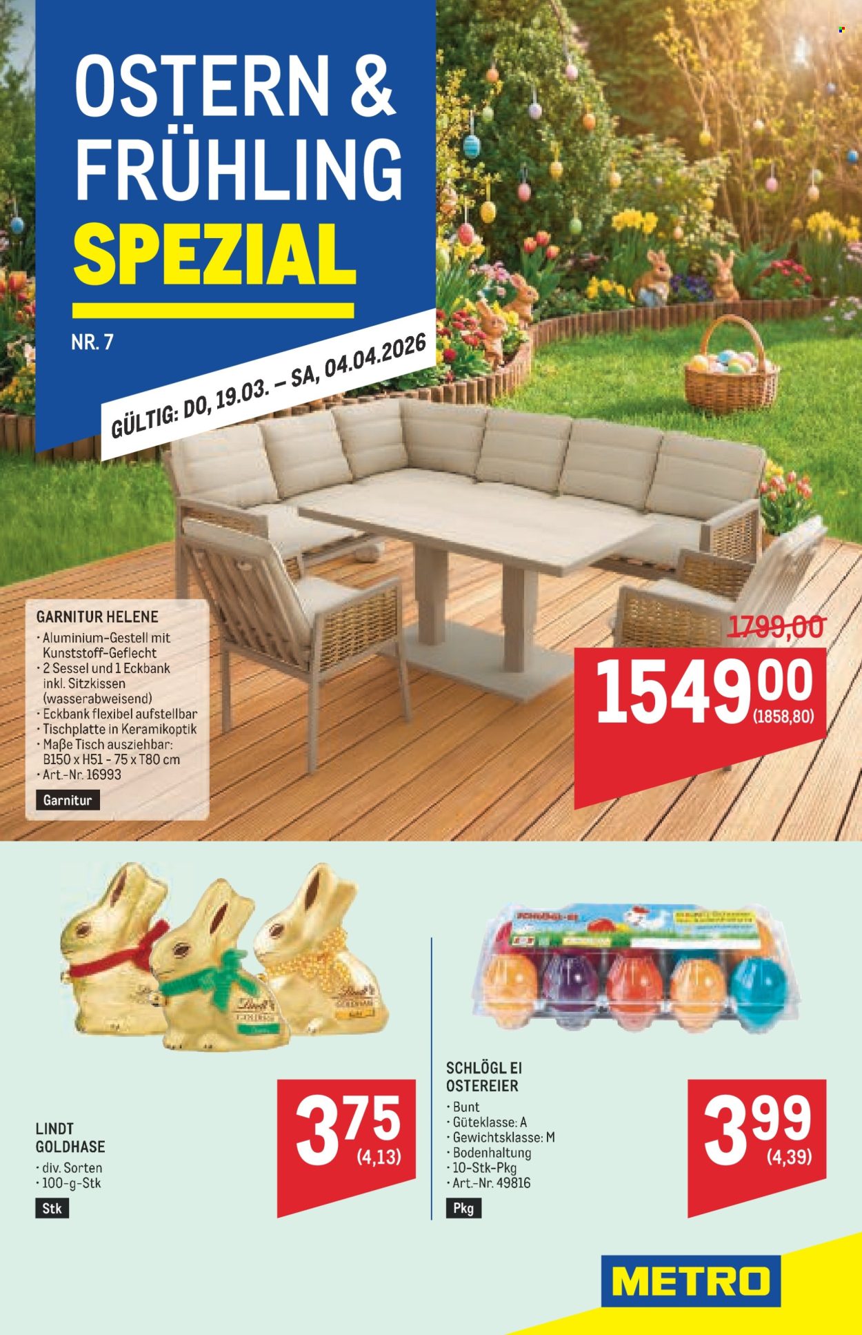 Angebote Metro - 19.3.2026 - 4.4.2026. Seite 1