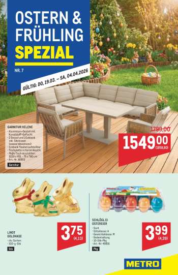 Angebote Metro - 19.3.2026 - 4.4.2026.