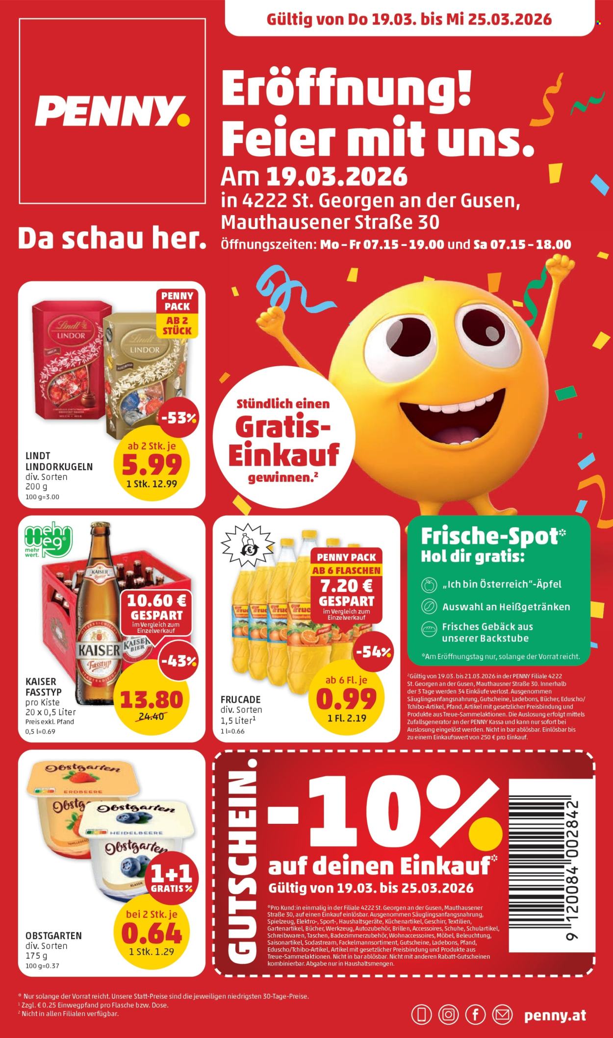 Angebote Penny - 19.3.2026 - 25.3.2026. Seite 1