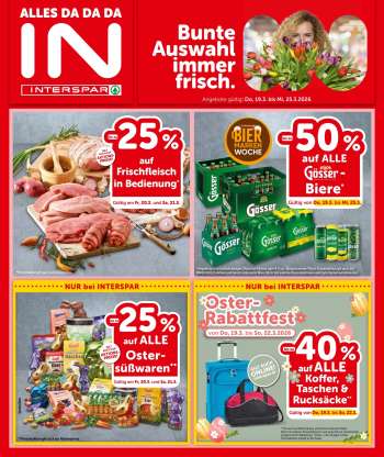 Angebote INTERSPAR - 19.3.2026 - 25.3.2026.