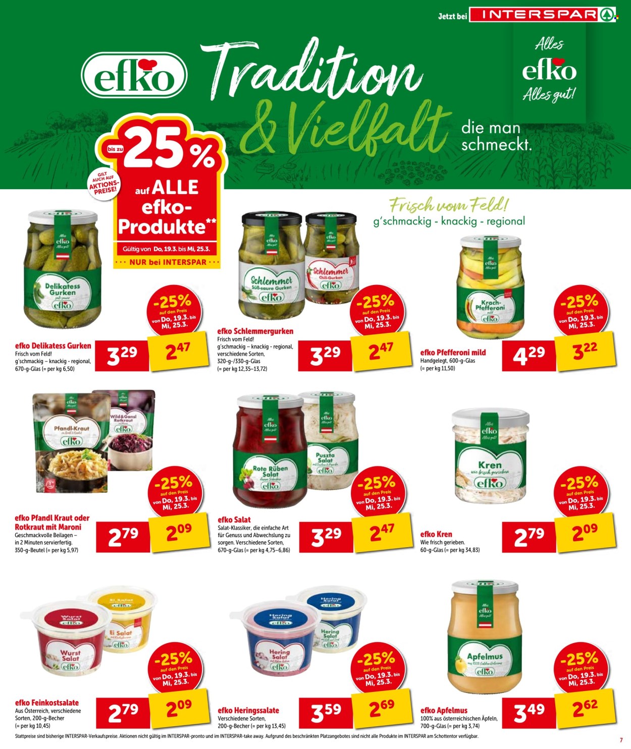 Angebote INTERSPAR - 19.3.2026 - 25.3.2026. Seite 7
