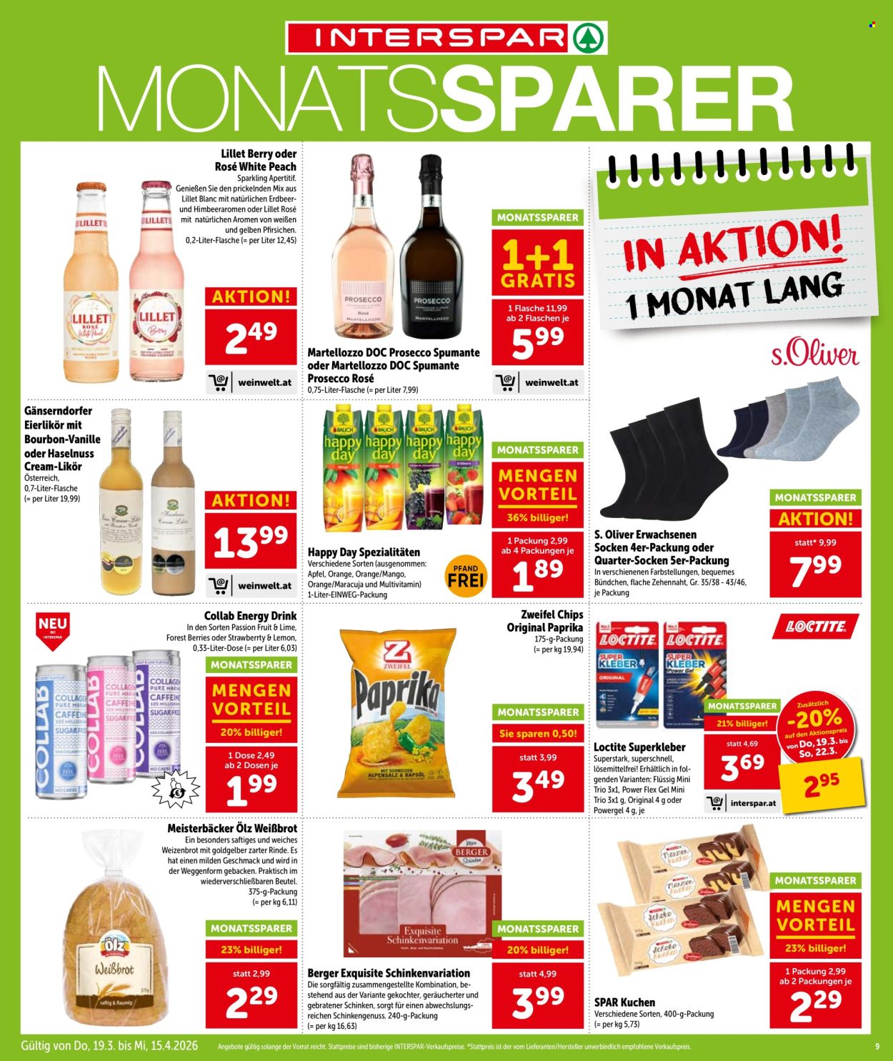 Angebote INTERSPAR - 19.3.2026 - 25.3.2026. Seite 9