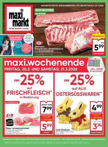 Angebote Maximarkt - 19.3.2026 - 25.3.2026.