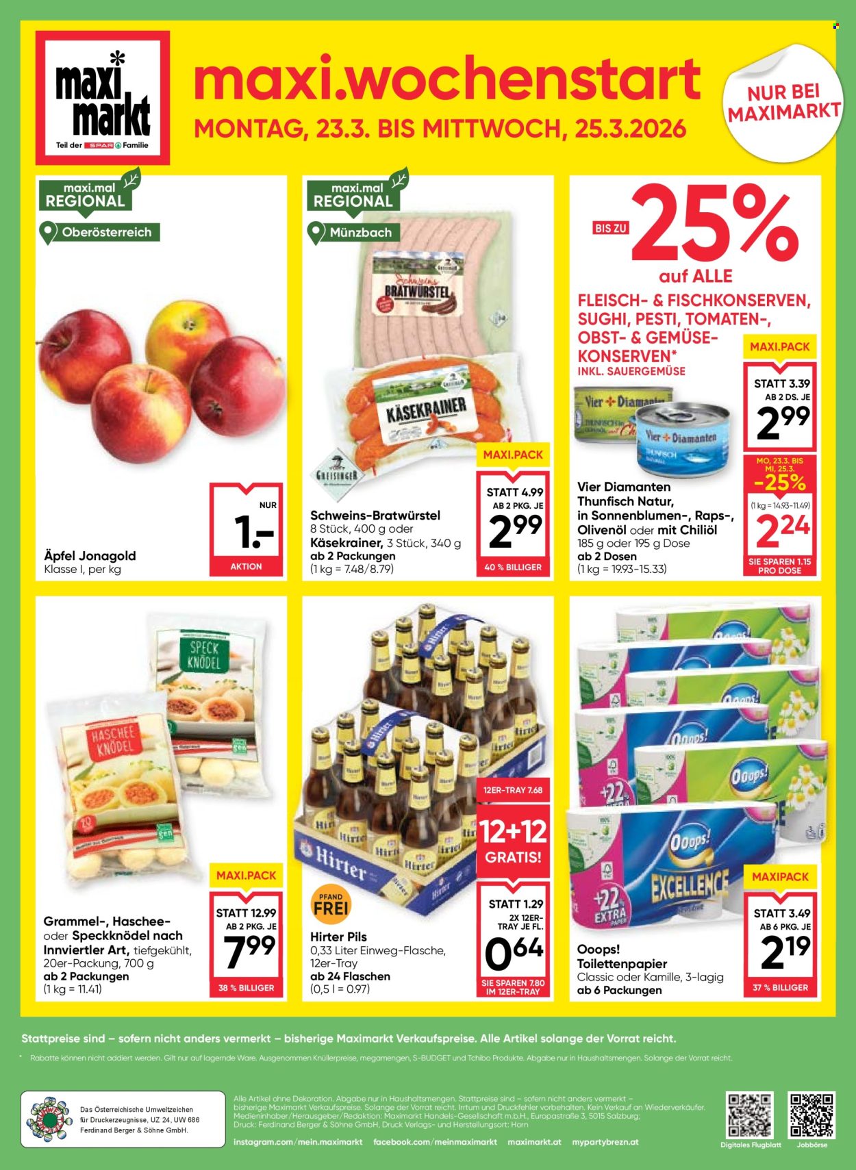 Angebote Maximarkt - 19.3.2026 - 25.3.2026. Seite 24