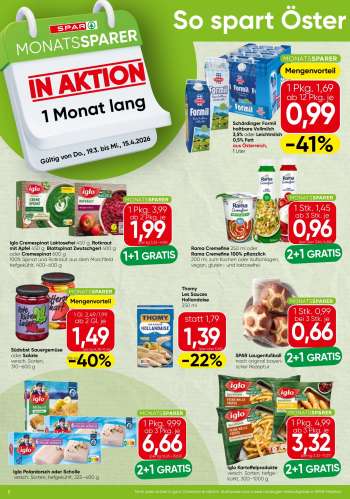Angebote SPAR - 19.3.2026 - 15.4.2026.