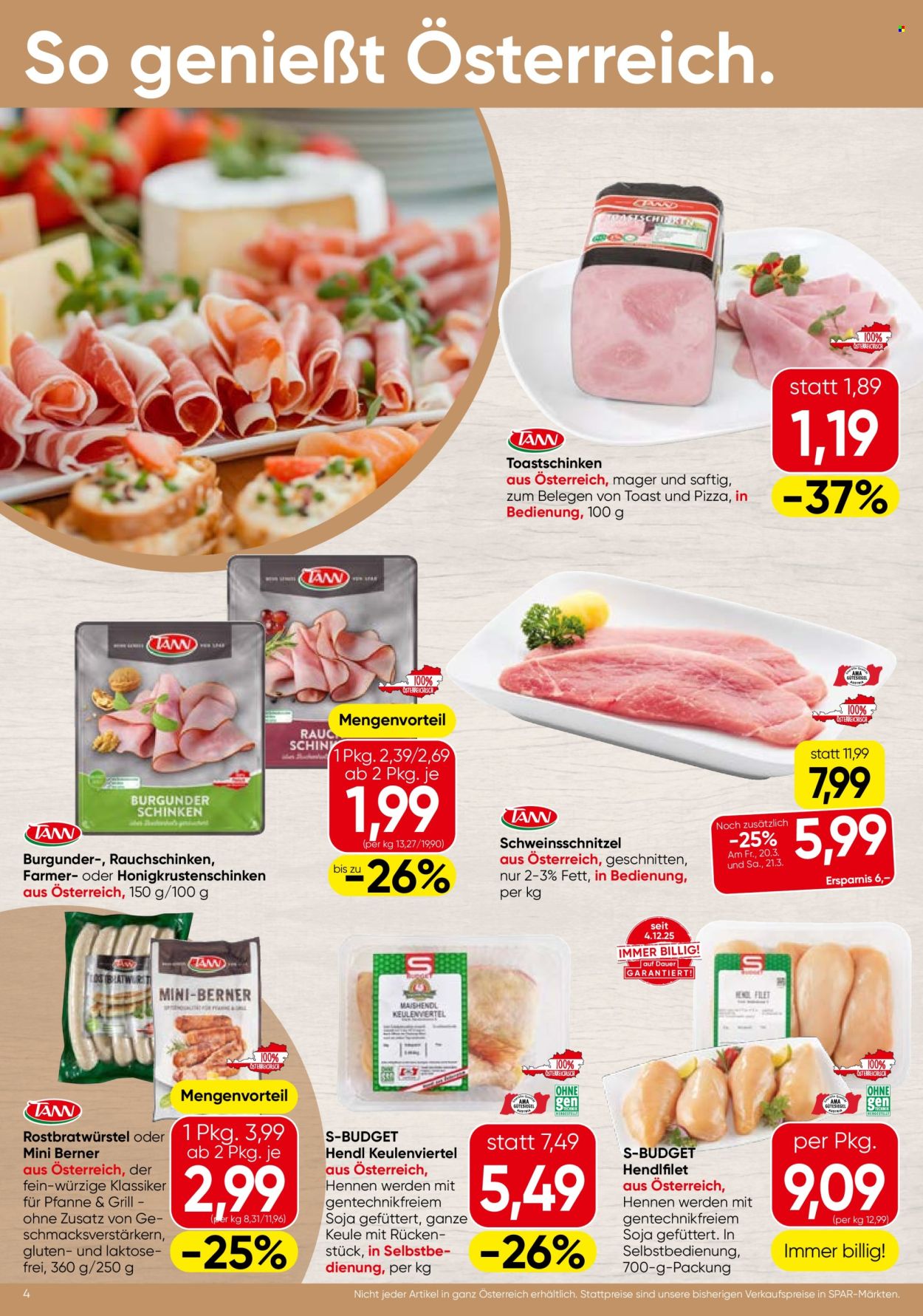 Angebote SPAR - 19.3.2026 - 25.3.2026. Seite 4