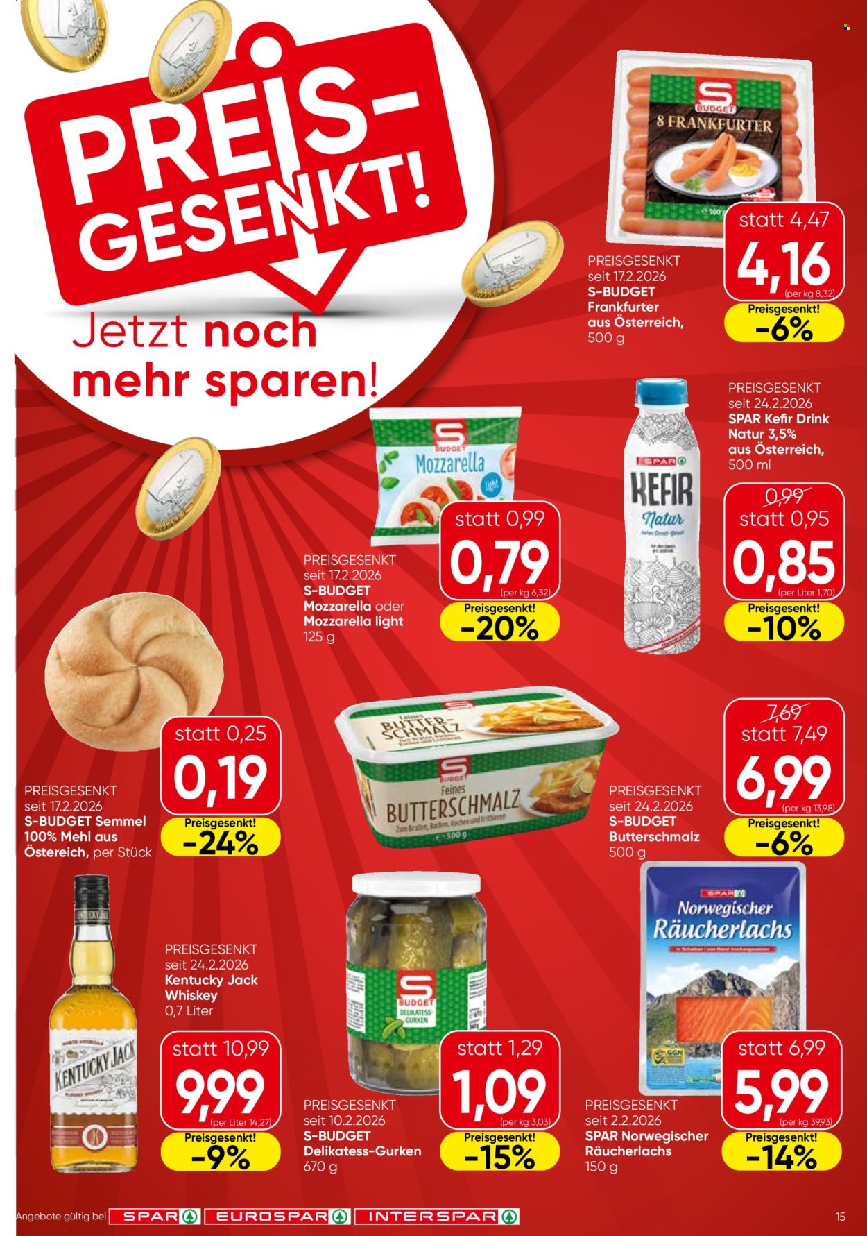Angebote SPAR - 19.3.2026 - 25.3.2026. Seite 15