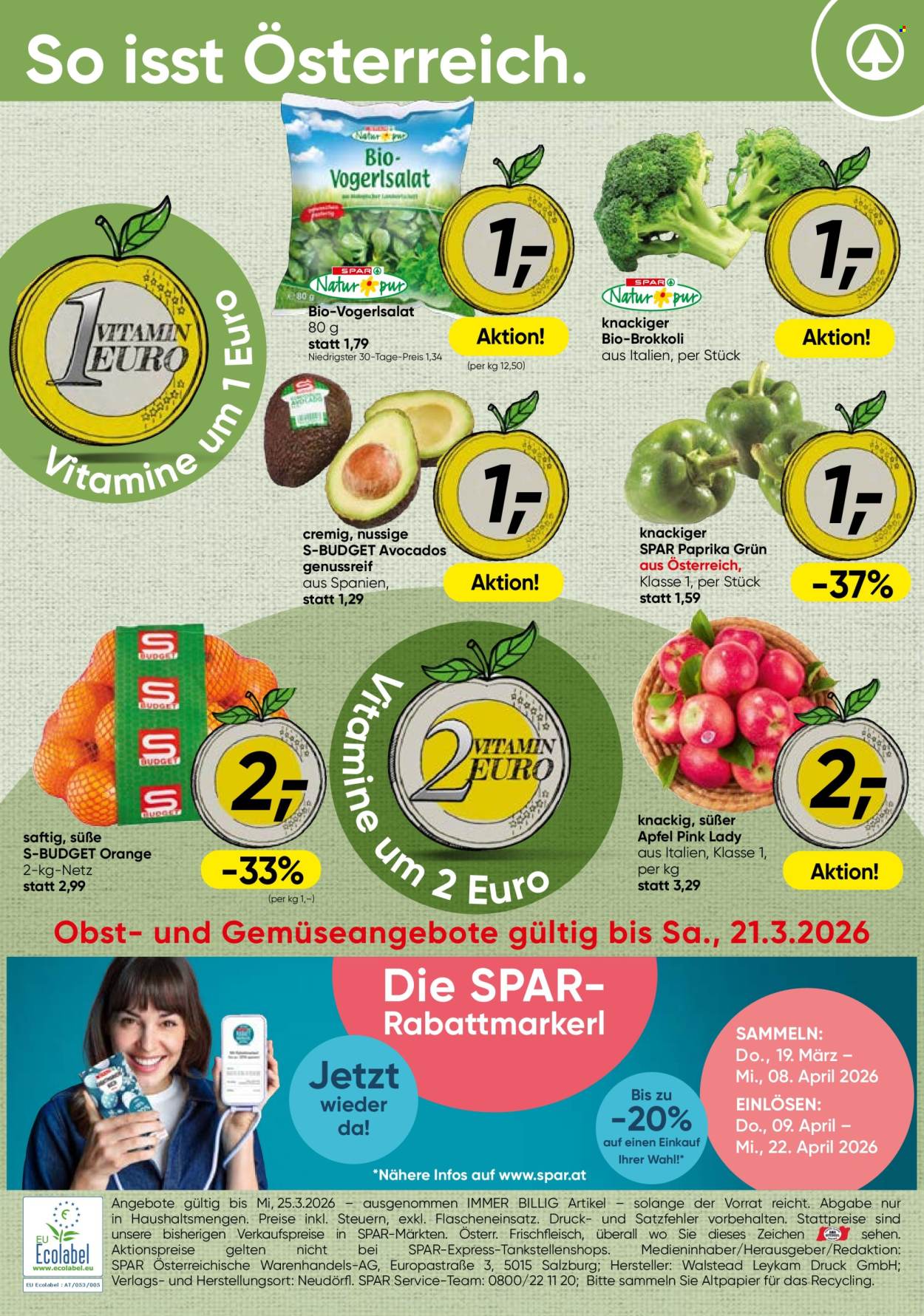 Angebote SPAR - 19.3.2026 - 25.3.2026. Seite 16