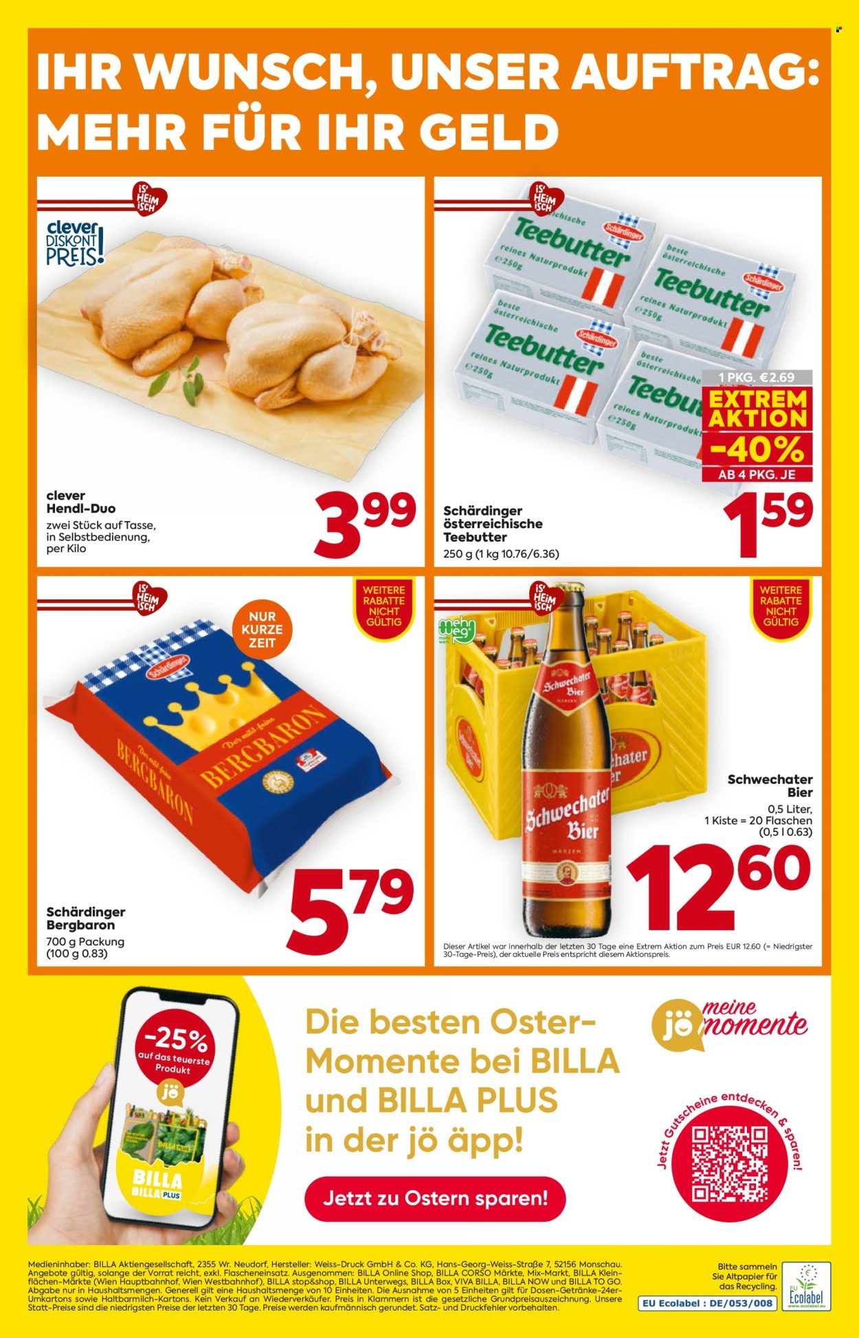 Angebote Billa - 19.3.2026 - 25.3.2026. Seite 20