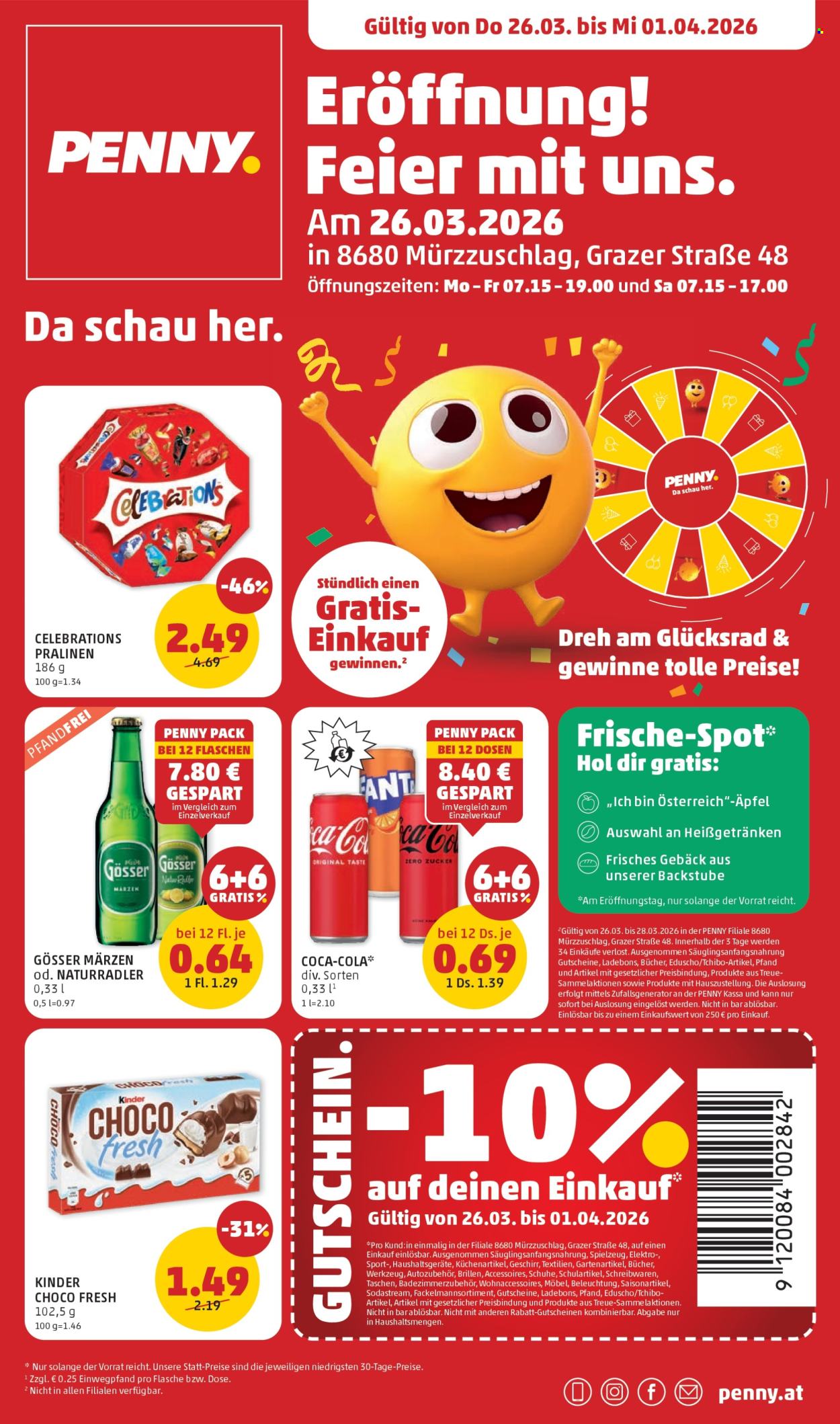 Angebote Penny - 26.3.2026 - 1.4.2026. Seite 1