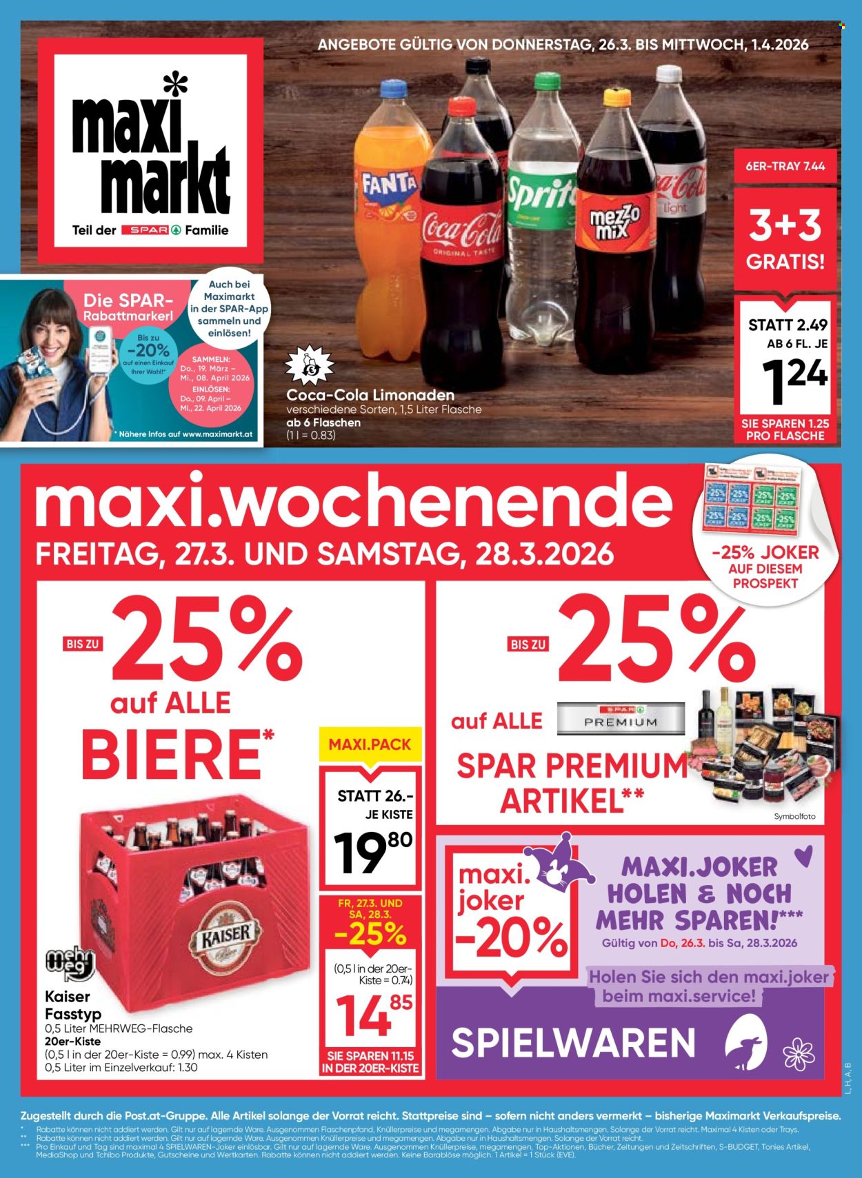 Angebote Maximarkt - 26.3.2026 - 1.4.2026. Seite 1