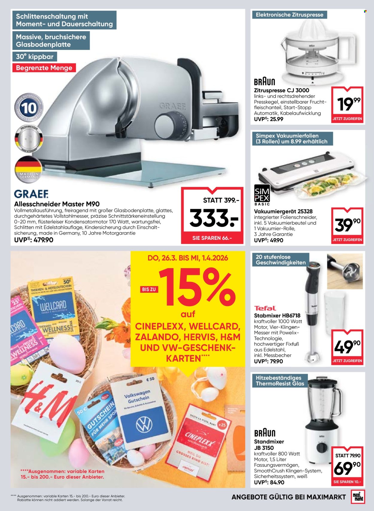 Angebote Maximarkt - 26.3.2026 - 1.4.2026. Seite 19
