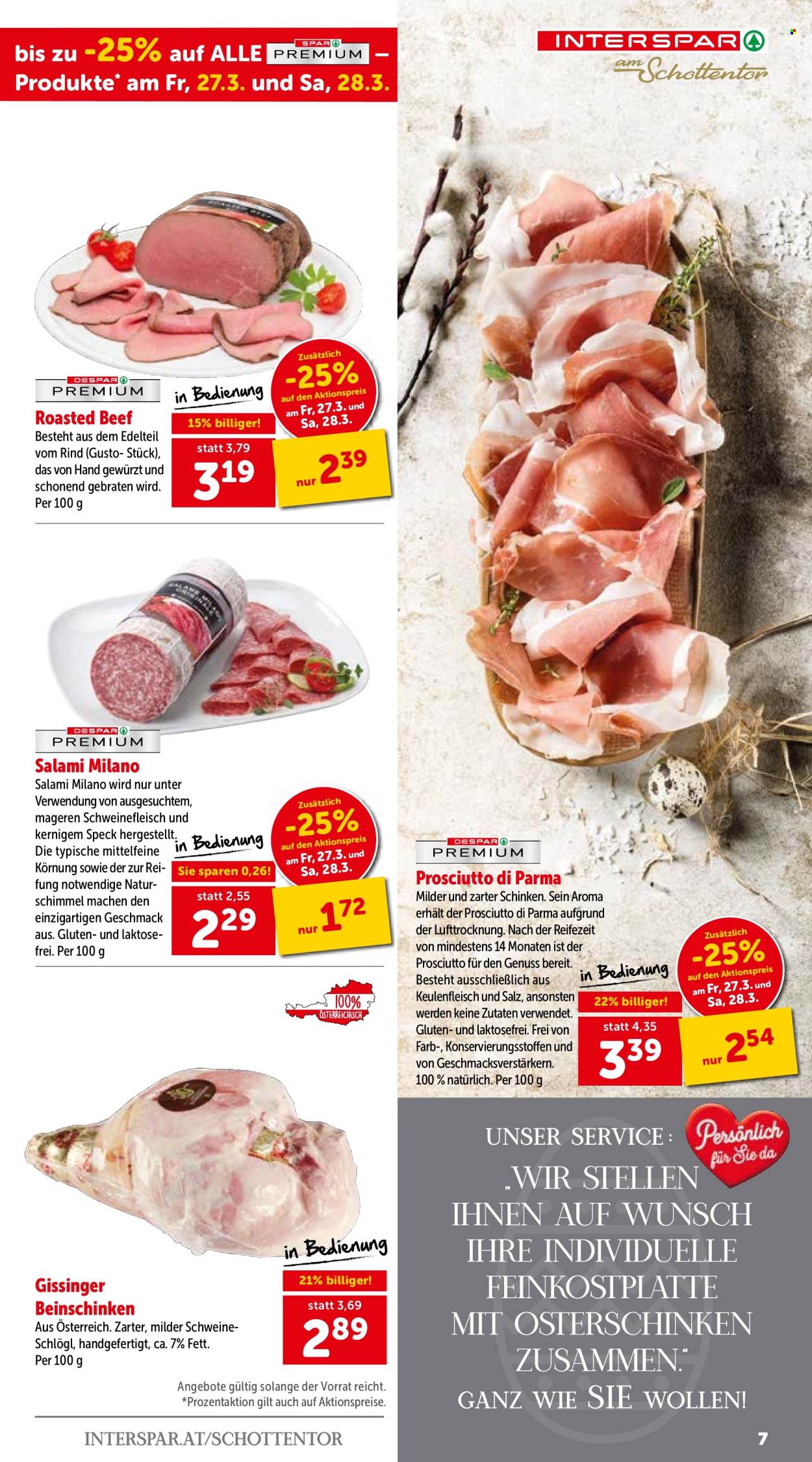Angebote INTERSPAR - 26.3.2026 - 8.4.2026. Seite 7
