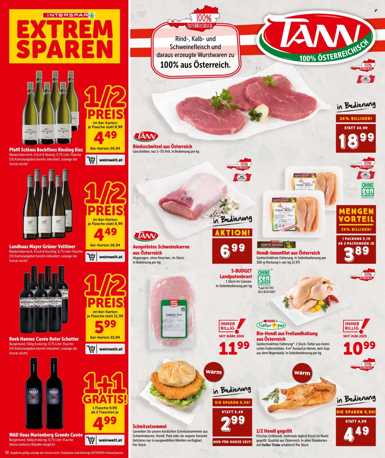 Angebote INTERSPAR - 26.3.2026 - 8.4.2026. Seite 12
